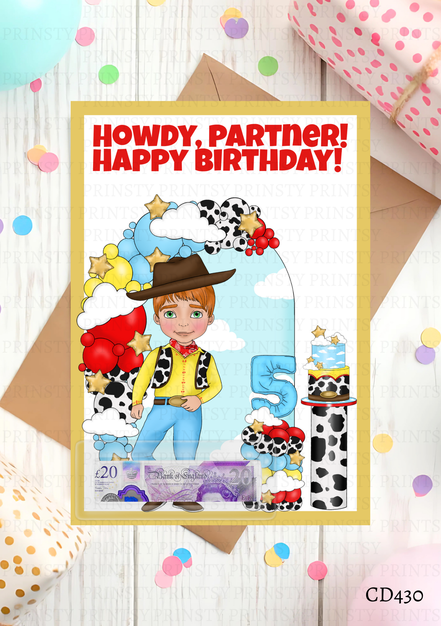 Toy Land Dude Money Card