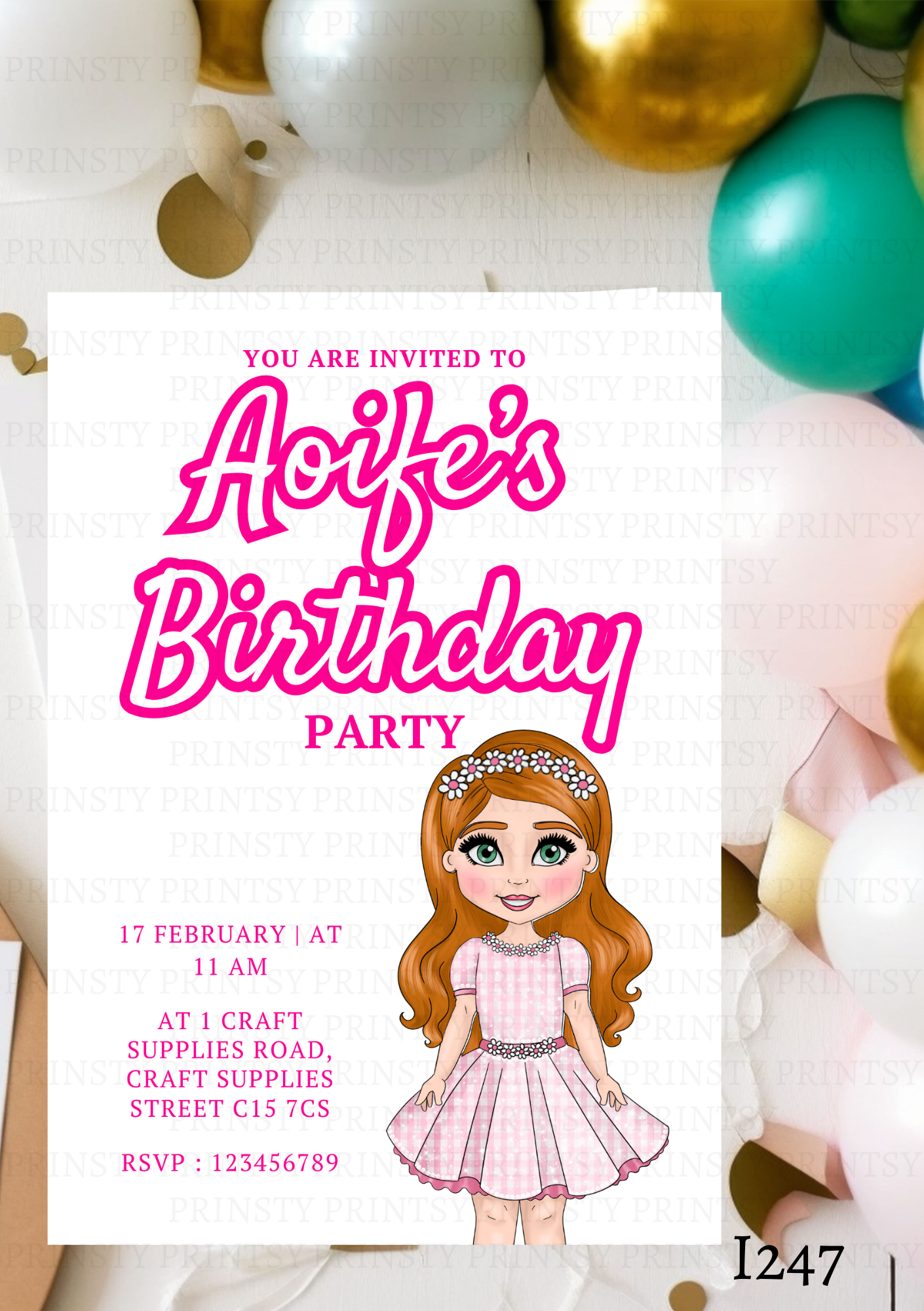 Dolly's Dolly Invite