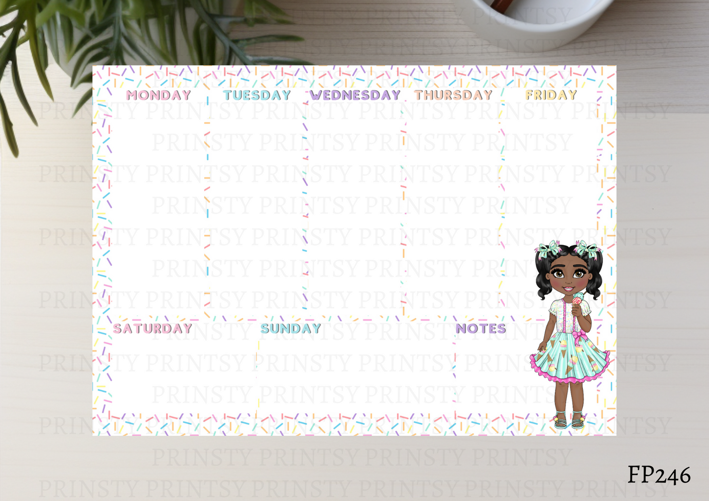 Ice Cream Dolly Planner