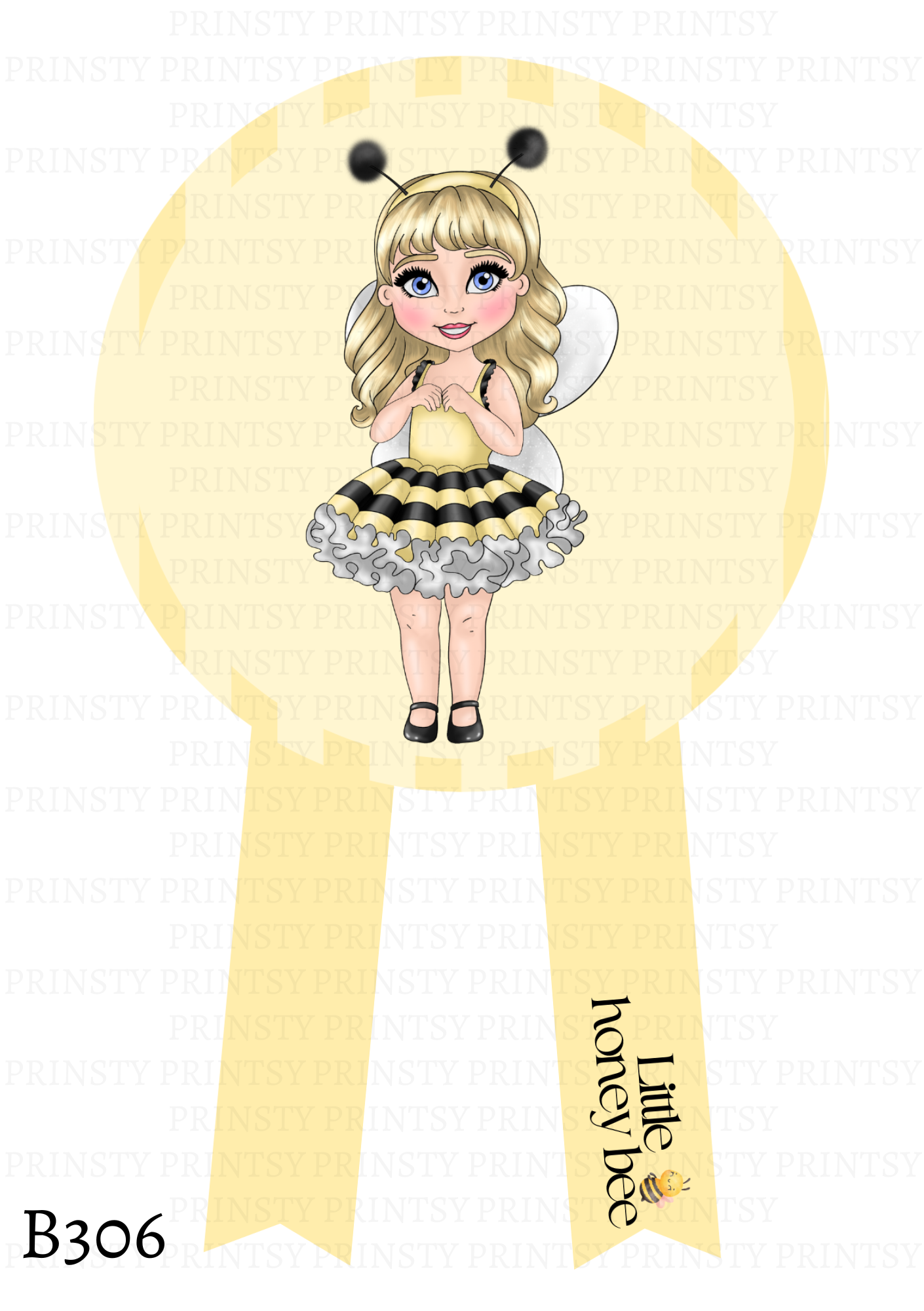 Little Honey Bee Dolly Badge