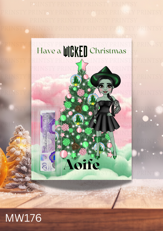 Wicked Christmas Money Card