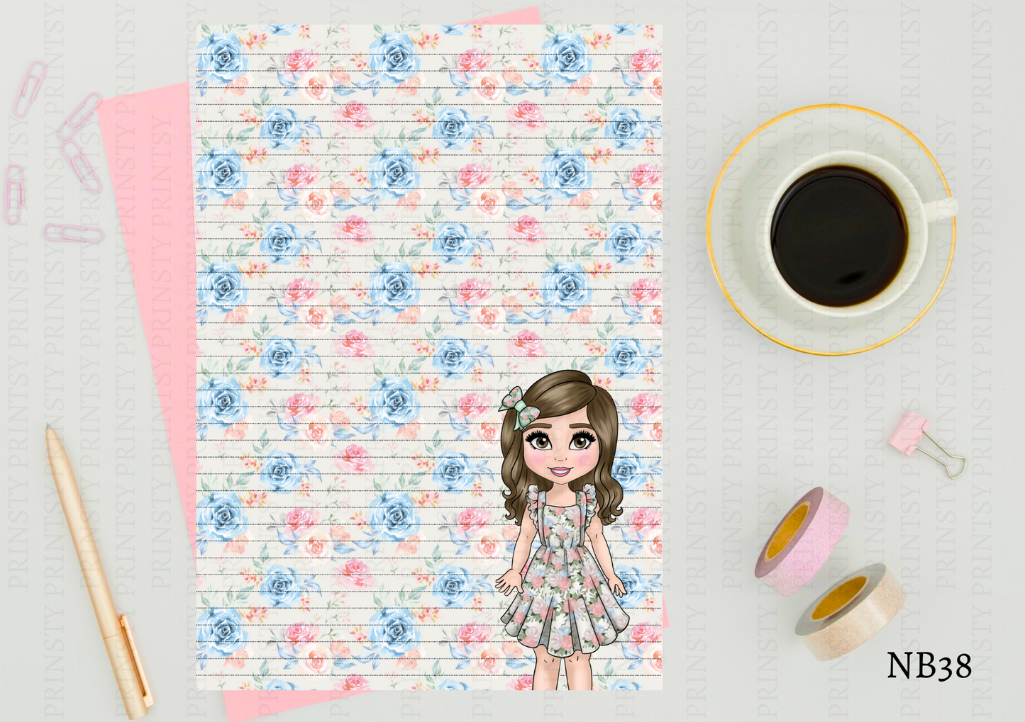 Vintage Dolly Note Book