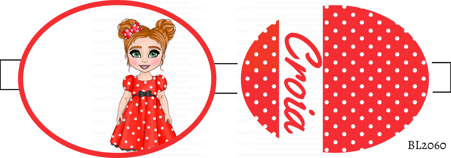 Spotty Dress Dolly Bow Loop