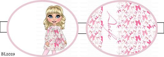 Bow Print Dolly Bow Loop