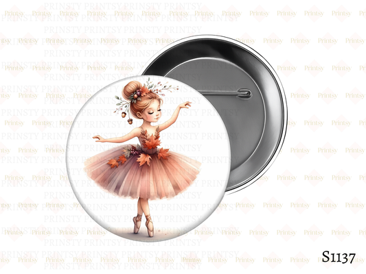 Autumn Ballerina BowBitz/Badges