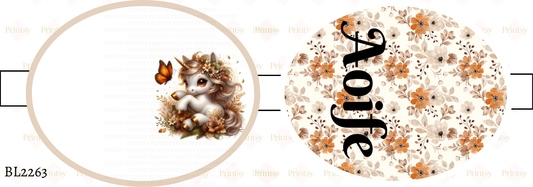 Autumn Unicorn Bow Loop