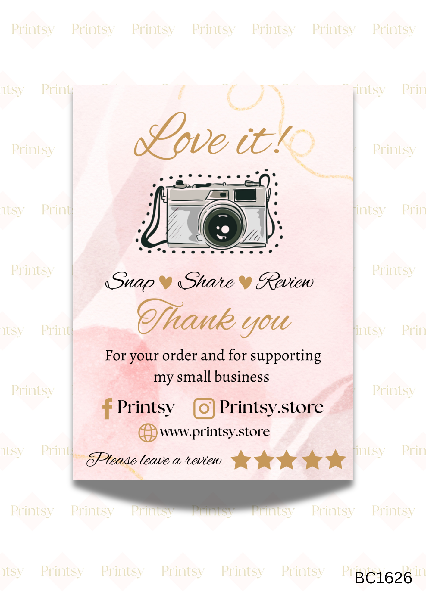 Snap, Tag and Share Cards