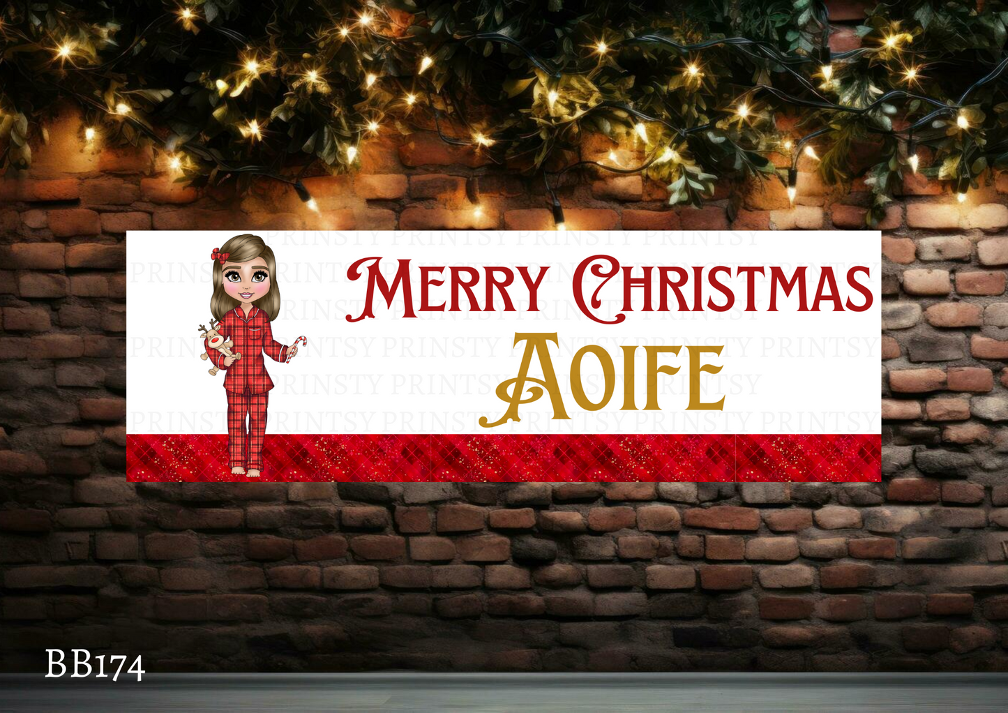 Christmas Dolly Banner