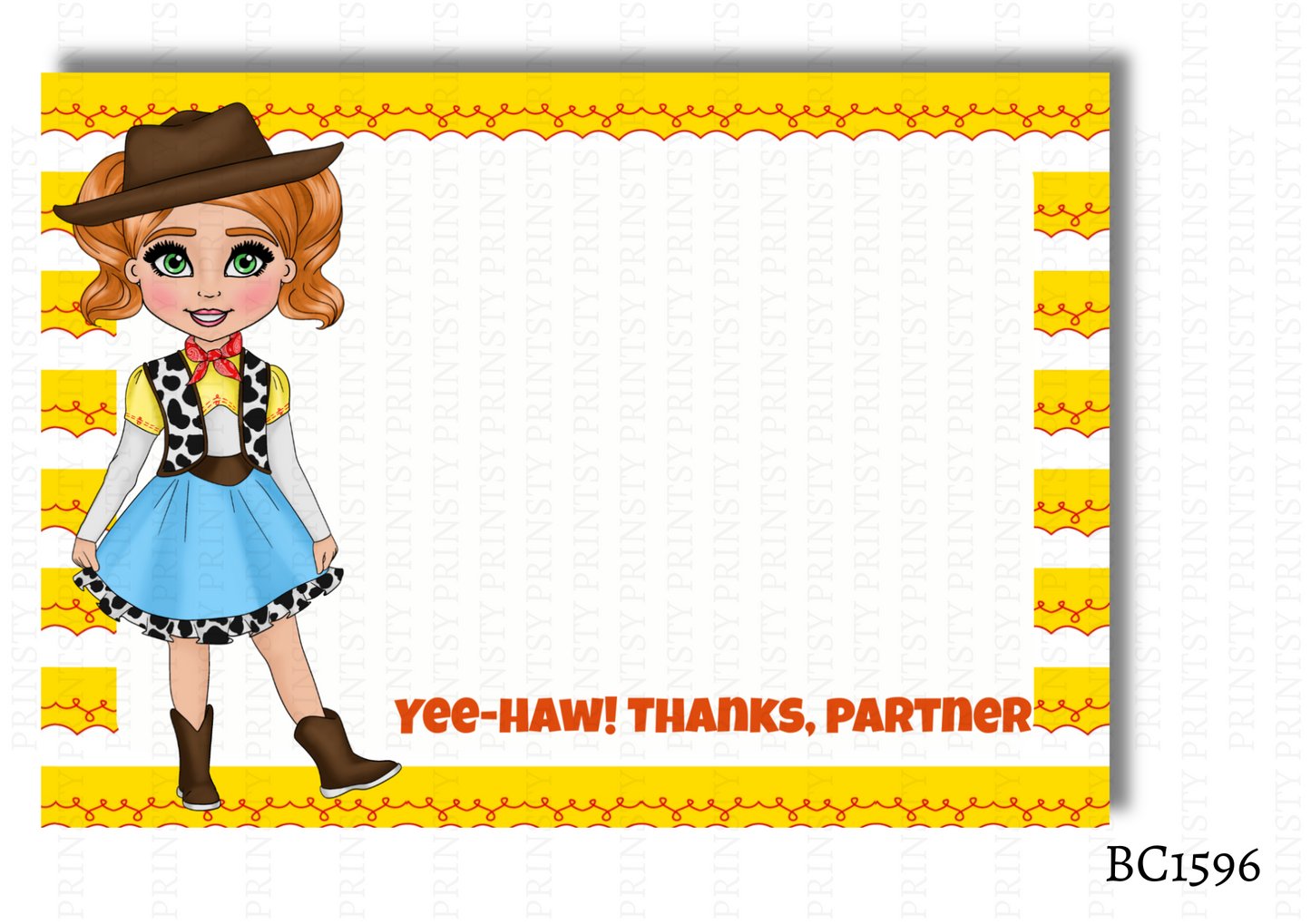 Toy Land Dolly Bow Card