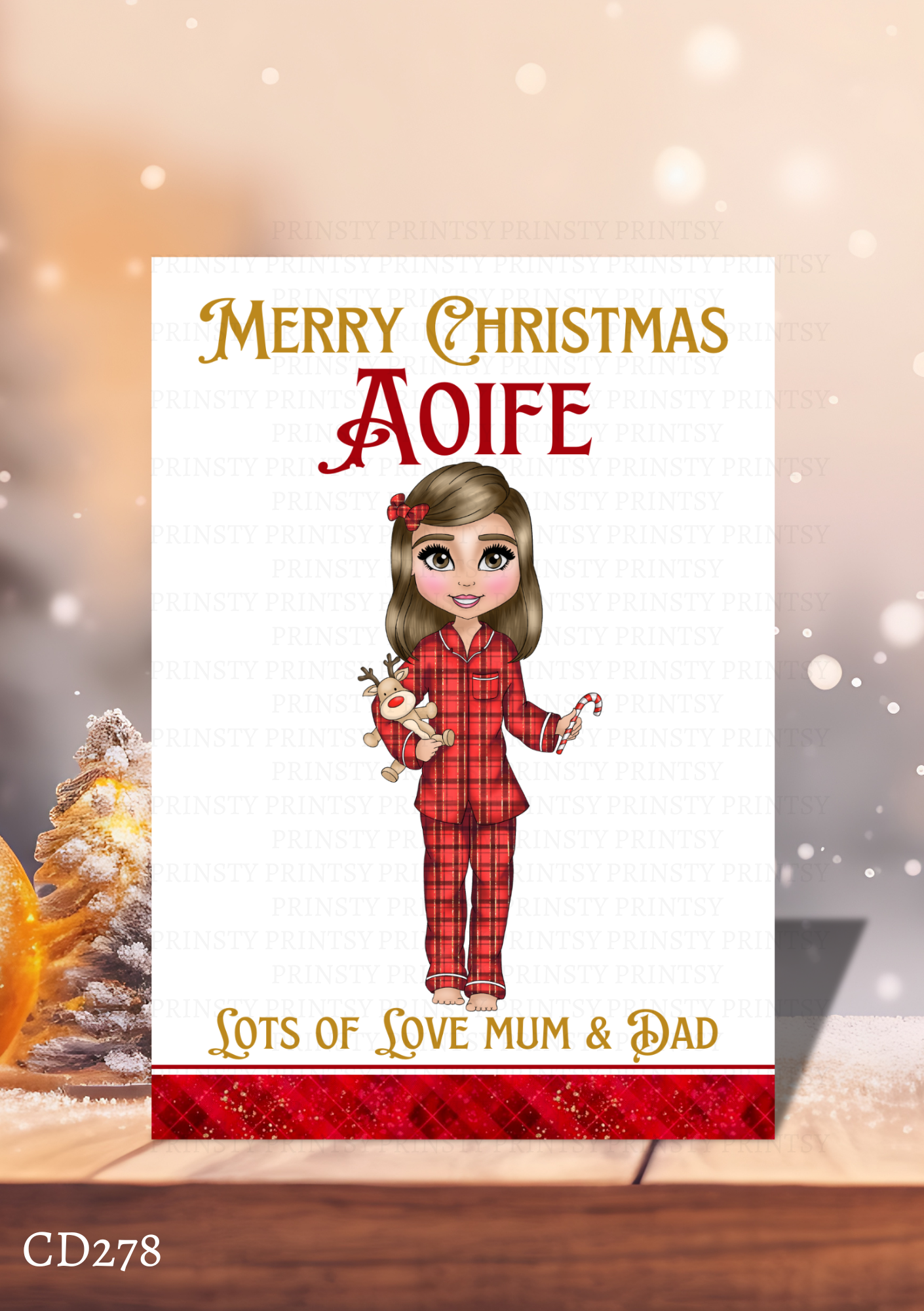 Christmas Dolly Card