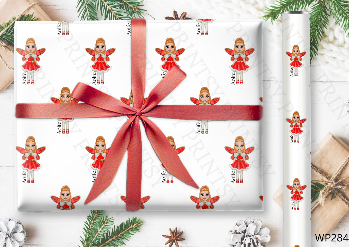 Christmas Fairy Wrapping Paper