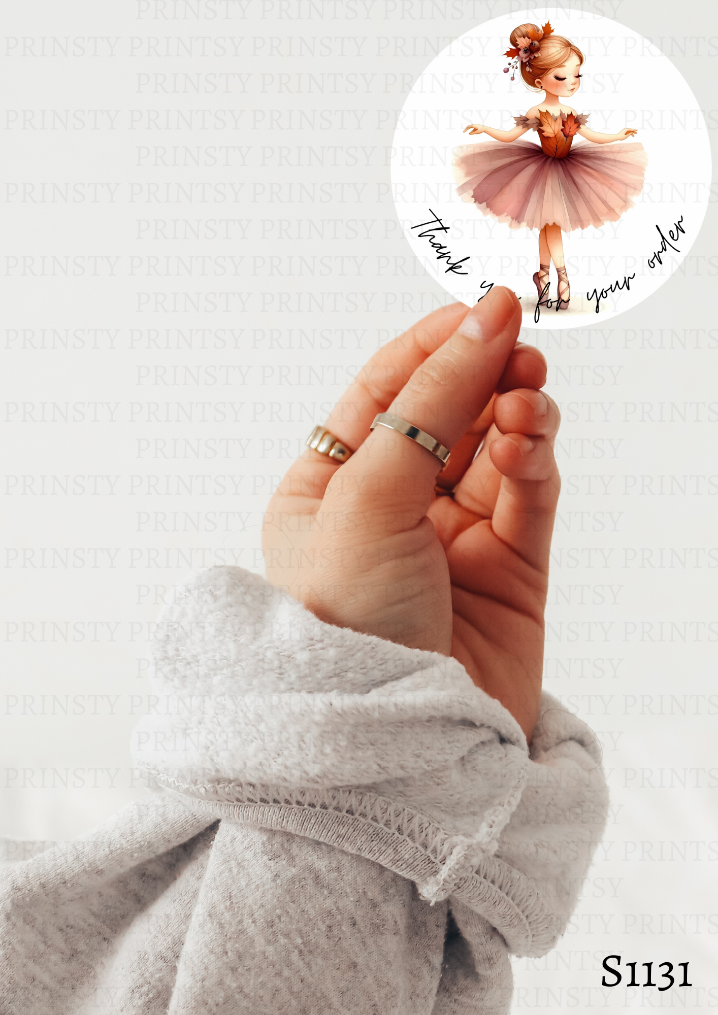 Autumn Ballerina Sticker Sheets