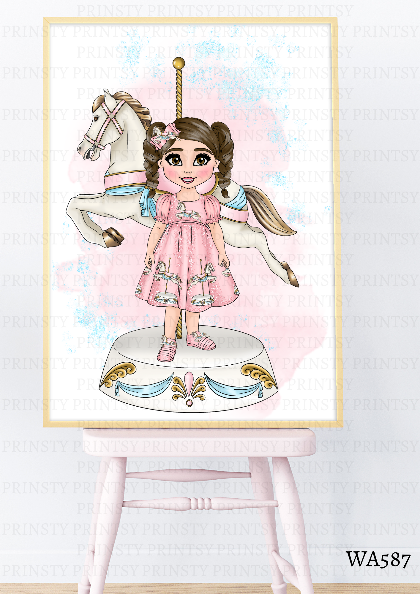 Carousel Dolly Wall Art