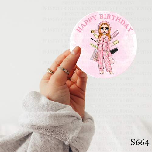 Sleep Over Dolly Sticker Sheet