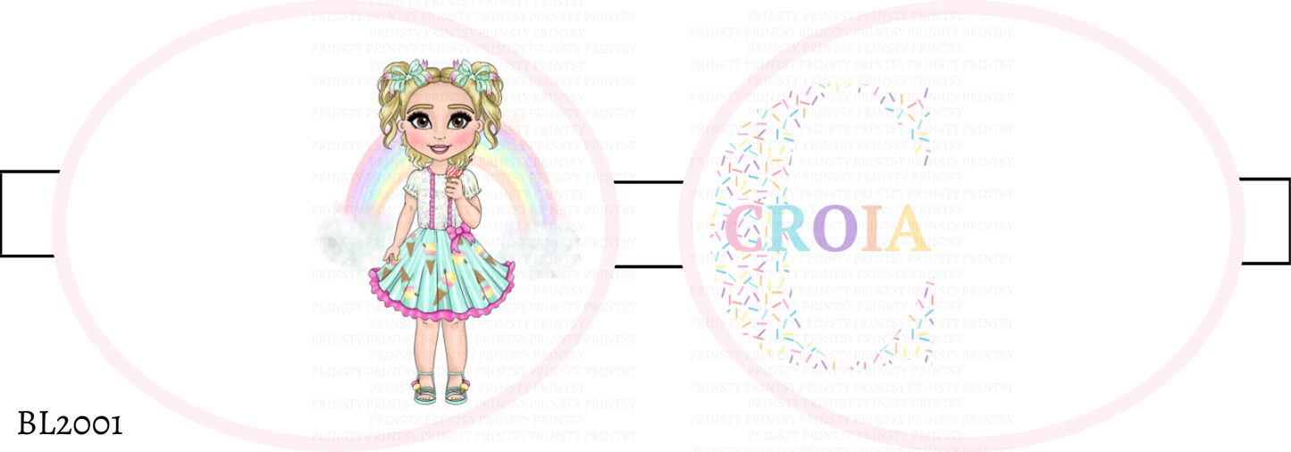Ice Cream Dolly Bow Loop