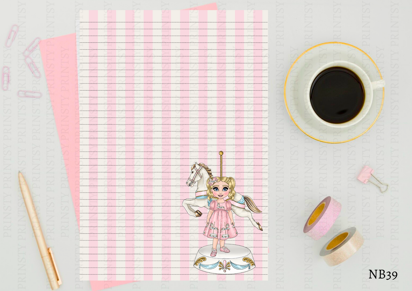 Carousel Dolly Note Book