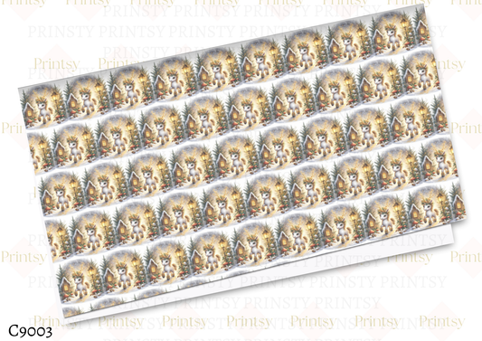 Christmas Unicorn Canvas