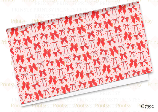 Christmas Bow Canvas