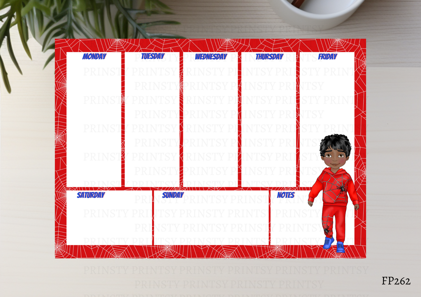 Web Dude Weekly Planner