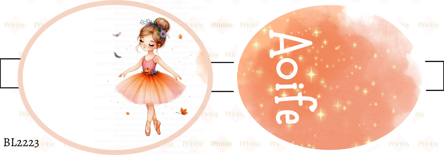 Cute Halloween Ballerina Bow Loop