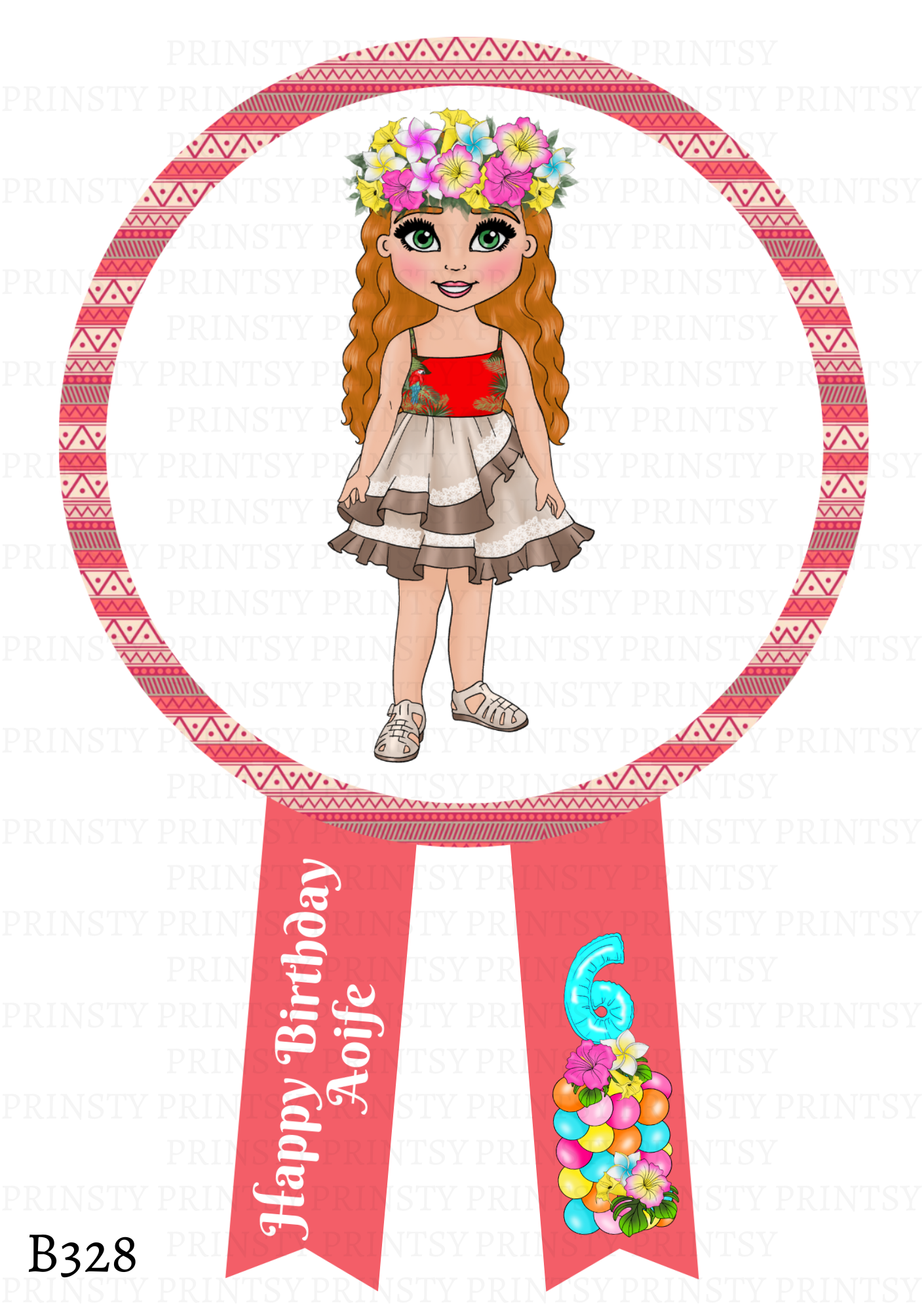Polynesian Dolly Badge