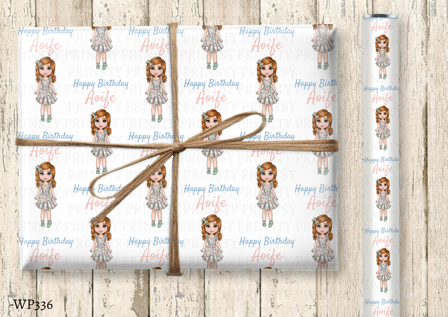 Vintage Dolly Wrapping Paper