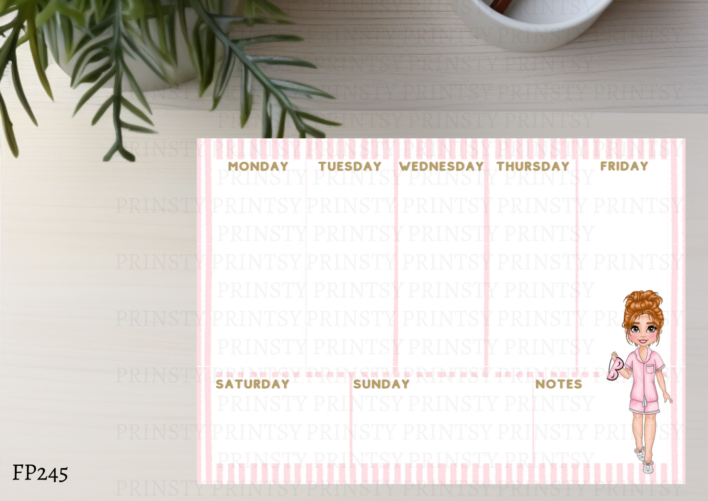 Sleep Over Dolly Planner