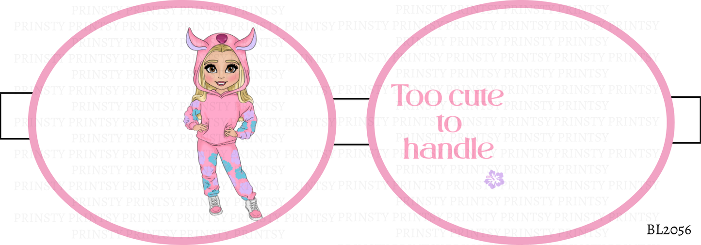 Pink Hawaiian Dolly Bow Loop