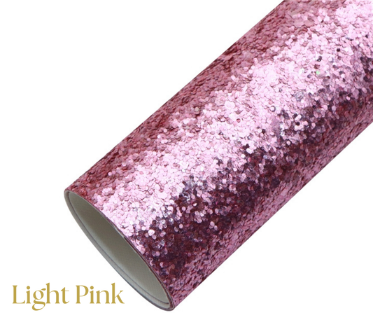 Light Pink Chunky Glitter Sheet