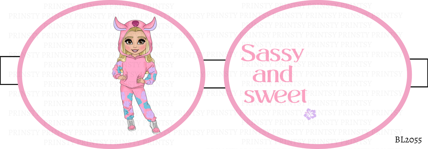 Pink Hawaiian Dolly Bow Loop