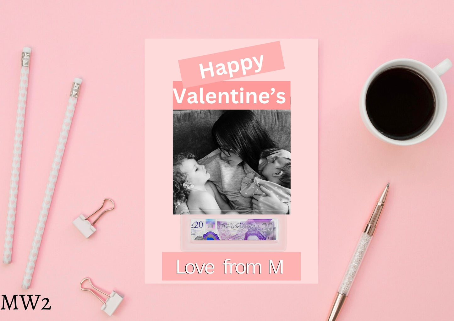 Valentine's Money card