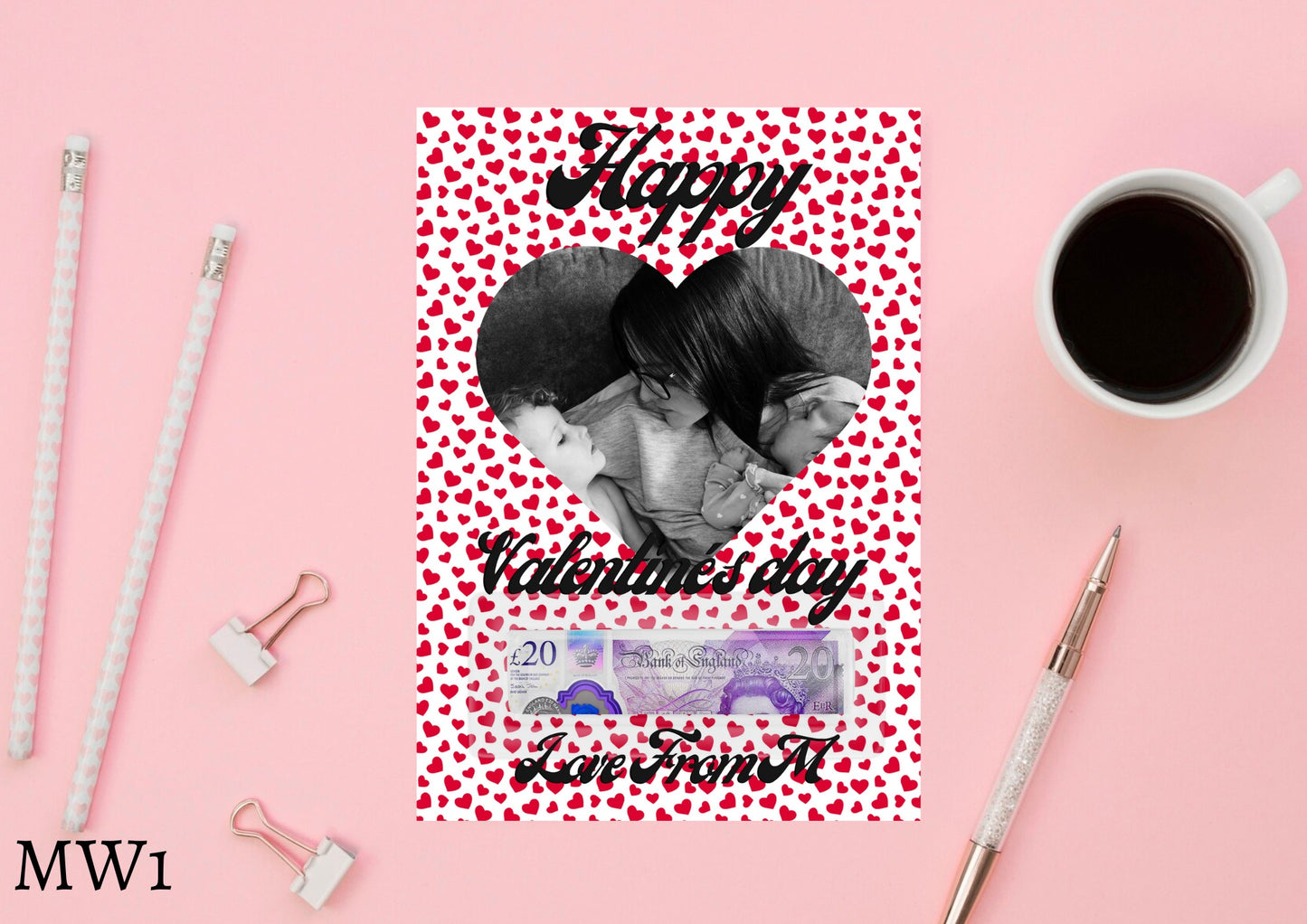 Valentine's Money card