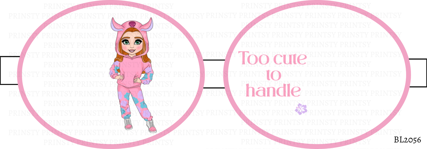 Pink Hawaiian Dolly Bow Loop