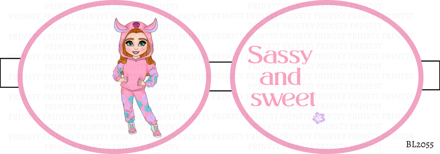 Pink Hawaiian Dolly Bow Loop