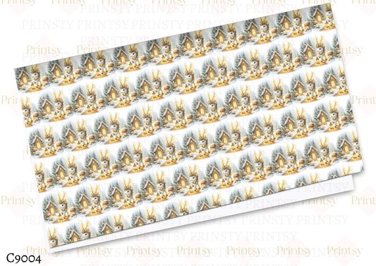 Christmas Unicorn Canvas