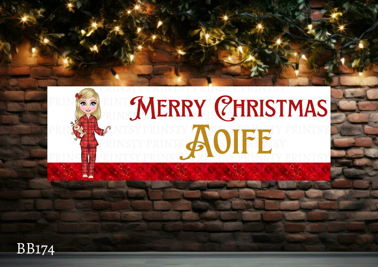 Christmas Dolly Banner