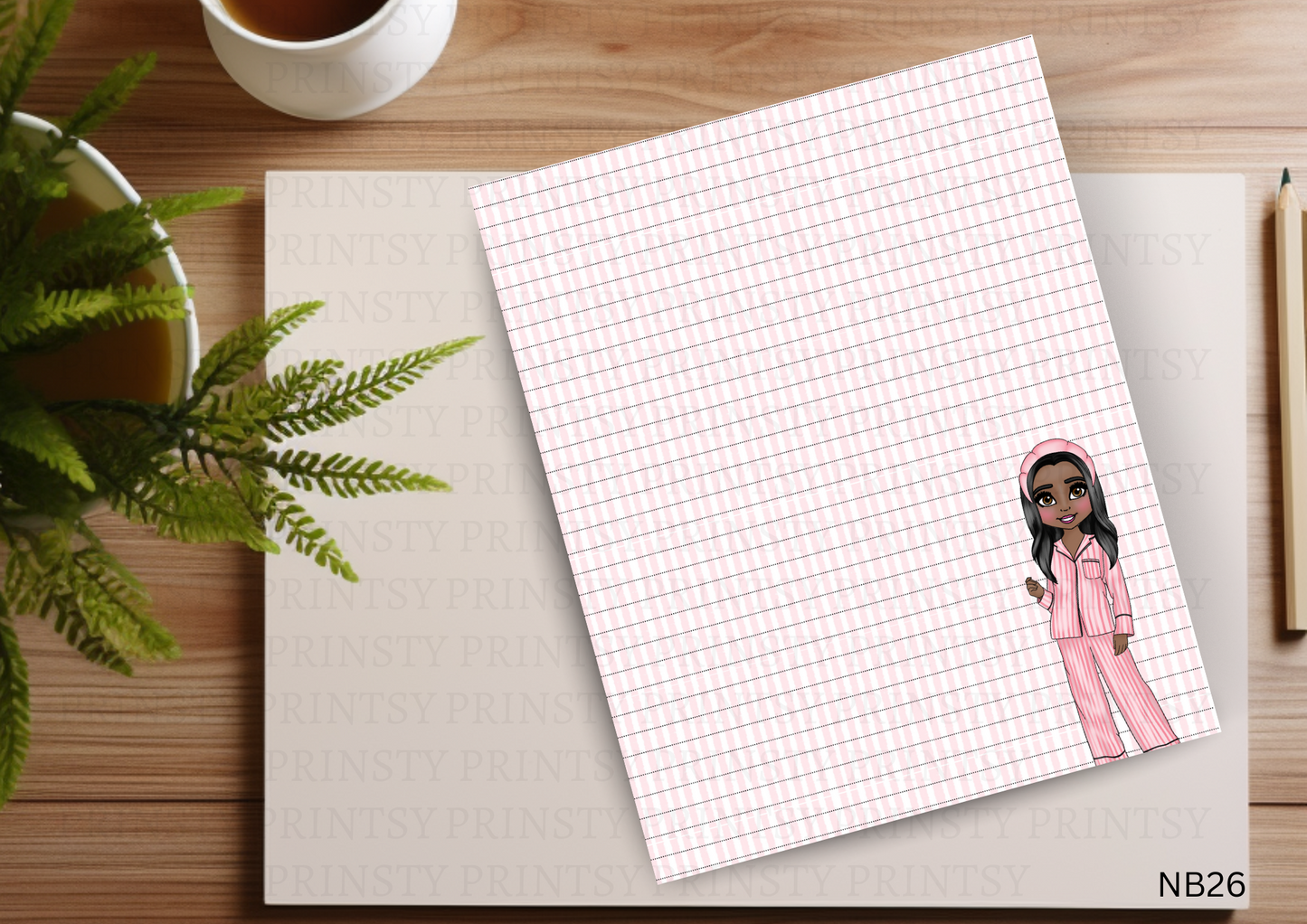 Make Up Dolly Note Book