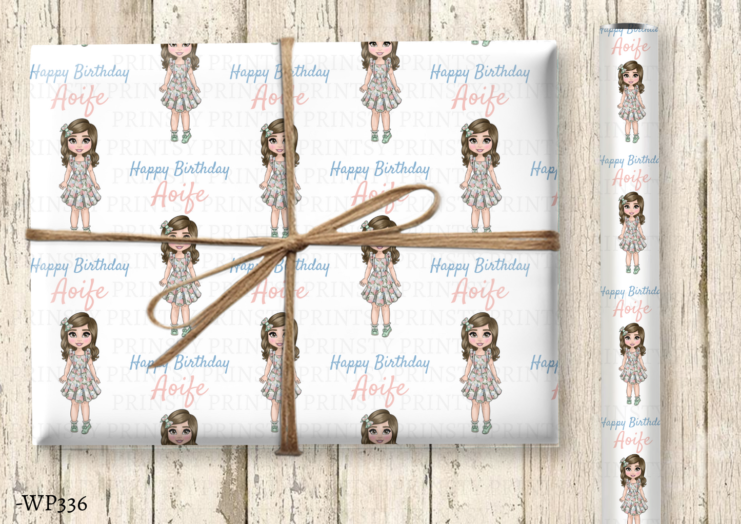 Vintage Dolly Wrapping Paper