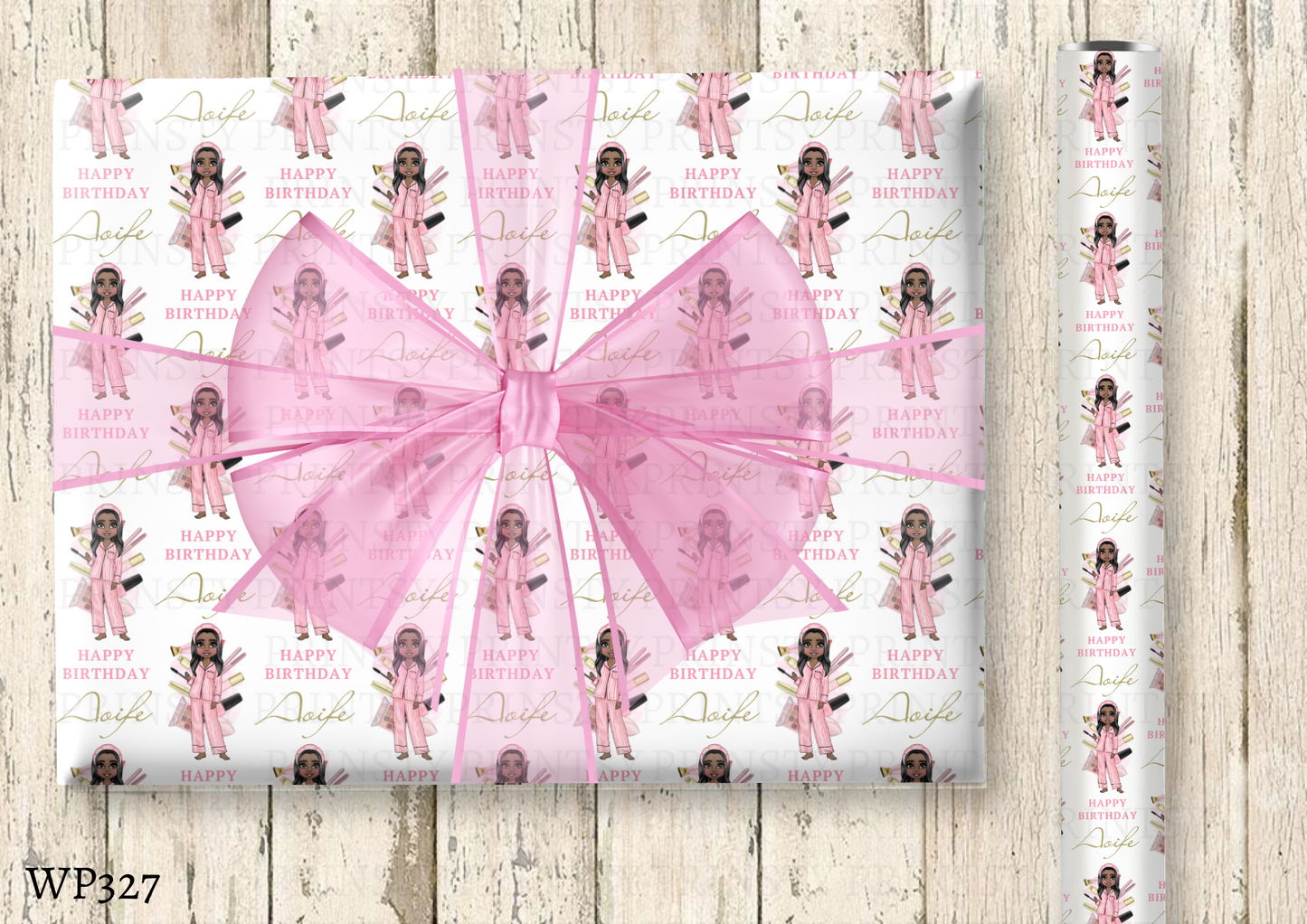 Make Up Dolly Wrapping Paper