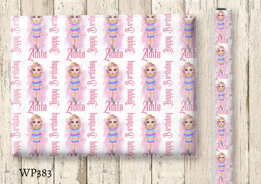 Spooky & Kooky Dolly Wrapping Paper