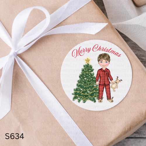 Christmas Dude Gift Stickers