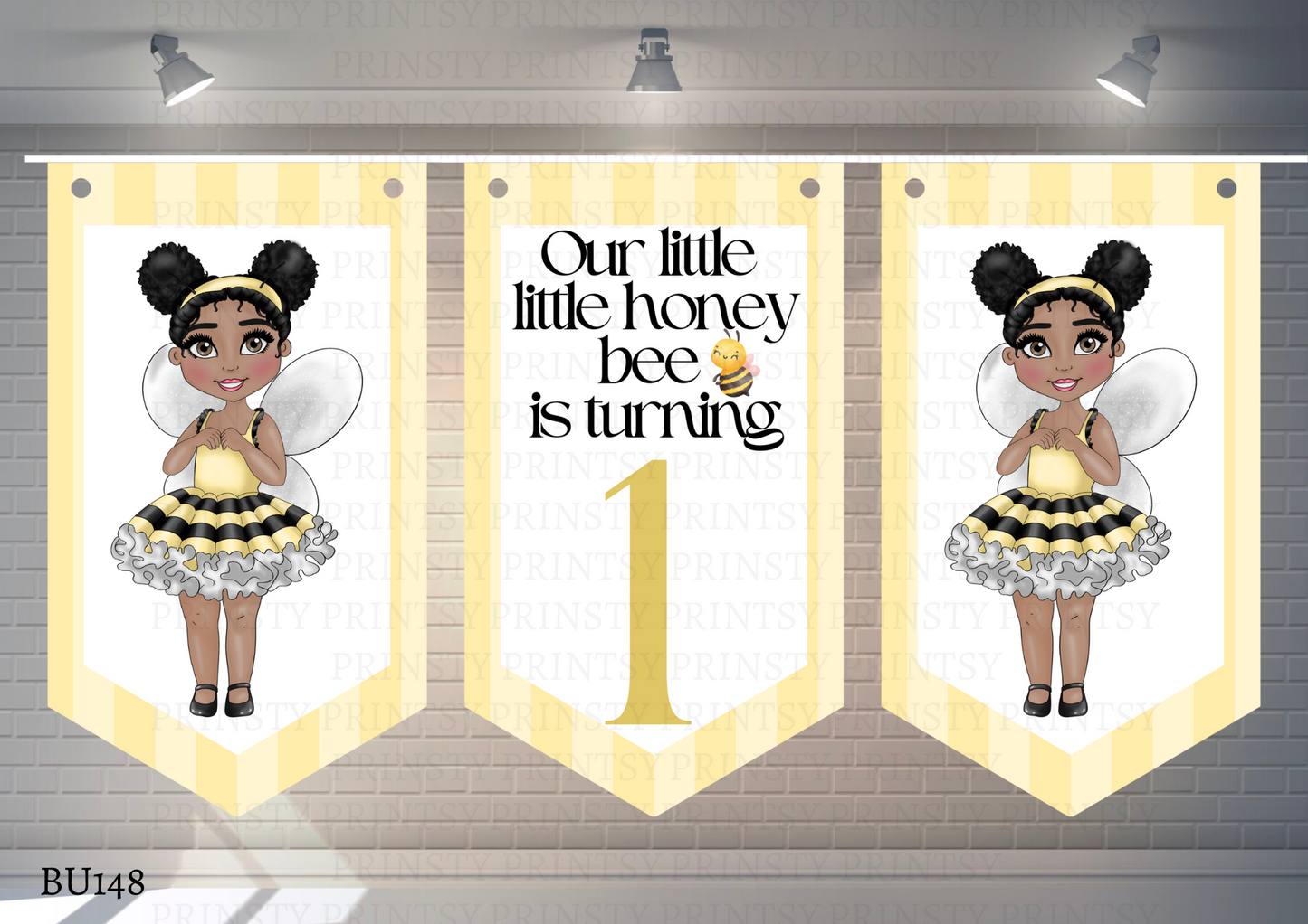Little Honey Bee Dolly Bunting