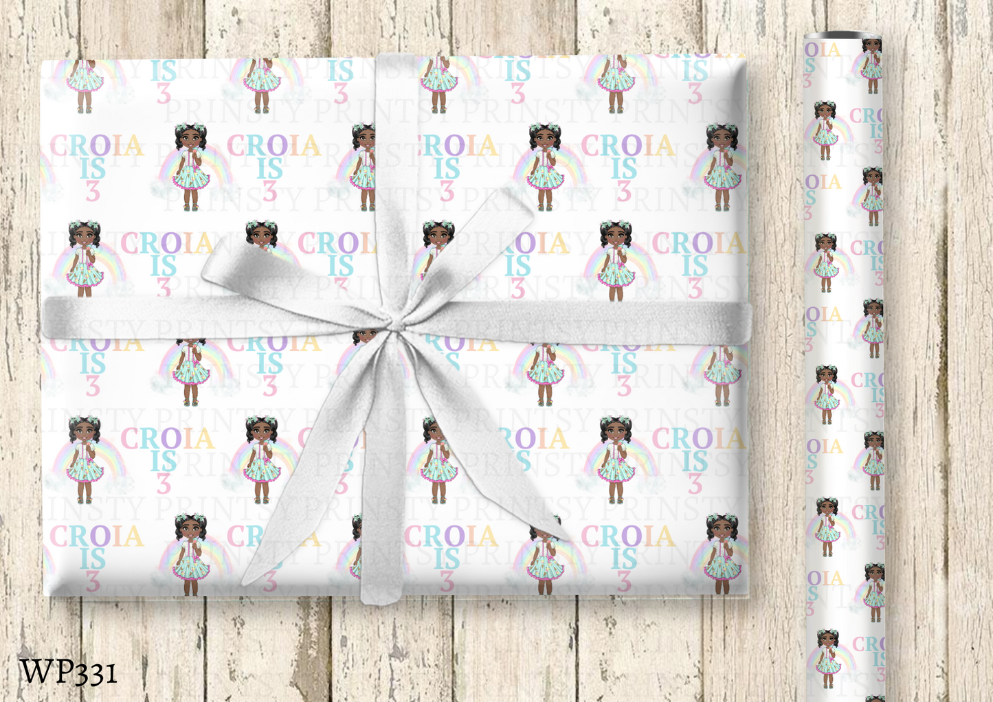 Ice Cream Dolly Wrapping Paper