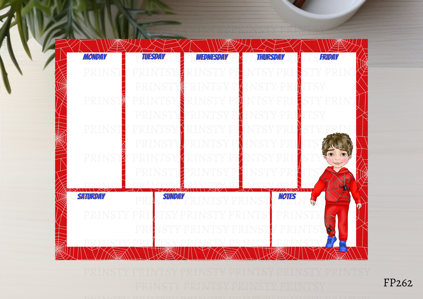 Web Dude Weekly Planner