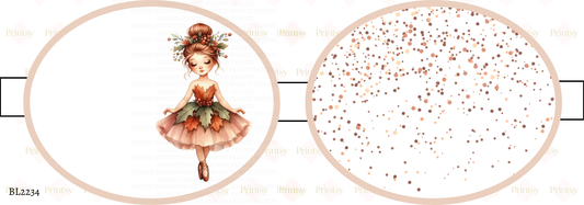 Autumn Ballerina Bow Loop