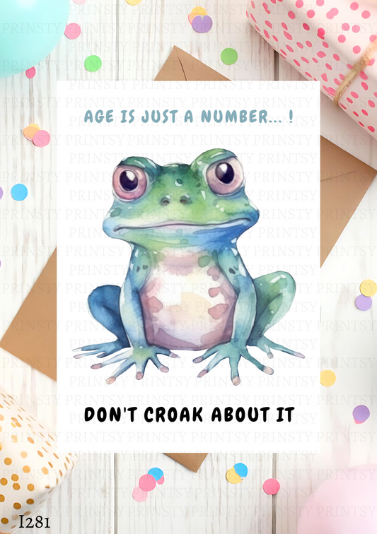 Frog Celebration Card