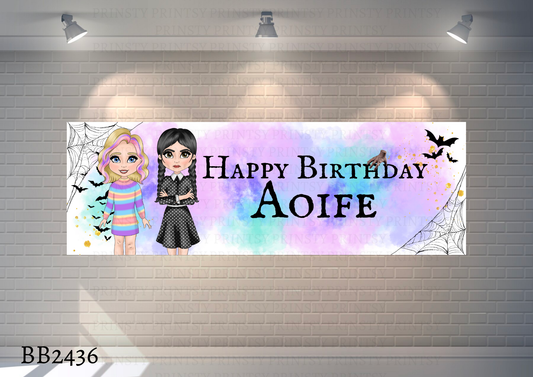 Spooky & Kooky Dolly Banner