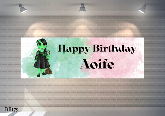 Wicked Birthday Banner