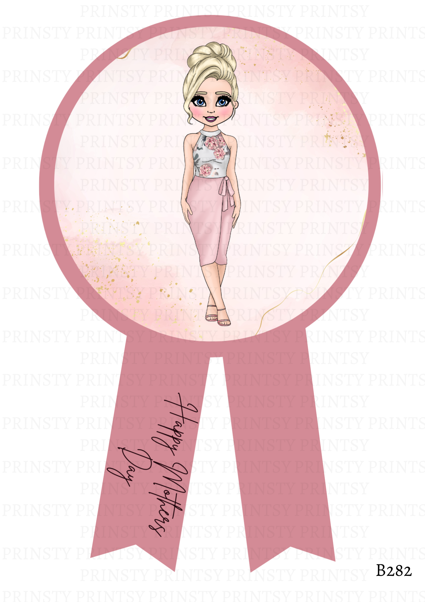 Dolly Mother's Day Badge