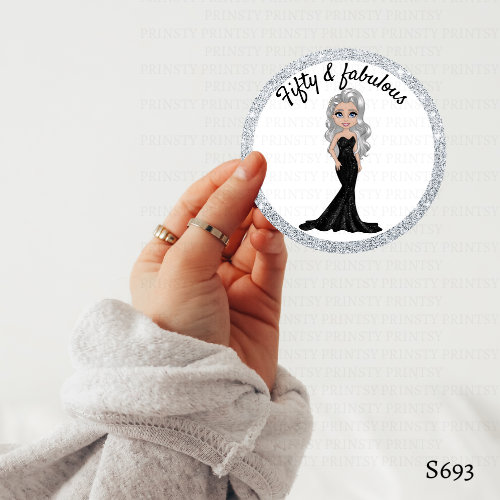 Elegant Dolly Sticker Sheet